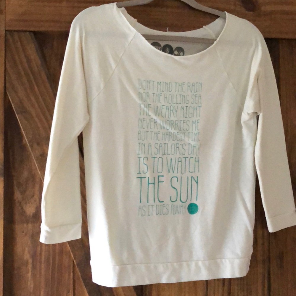 Jetty cropped surf sweatshirt